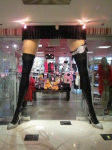 Vegas novelty store with stockings legs