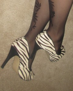 Fortuna pantyhose by Fiore flower pattern