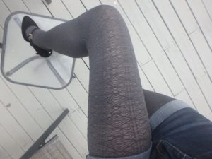 bree 60 den tights by fiore hosiery graphite shade on me 1