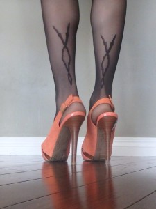 Helia tights by Fiore on my legs