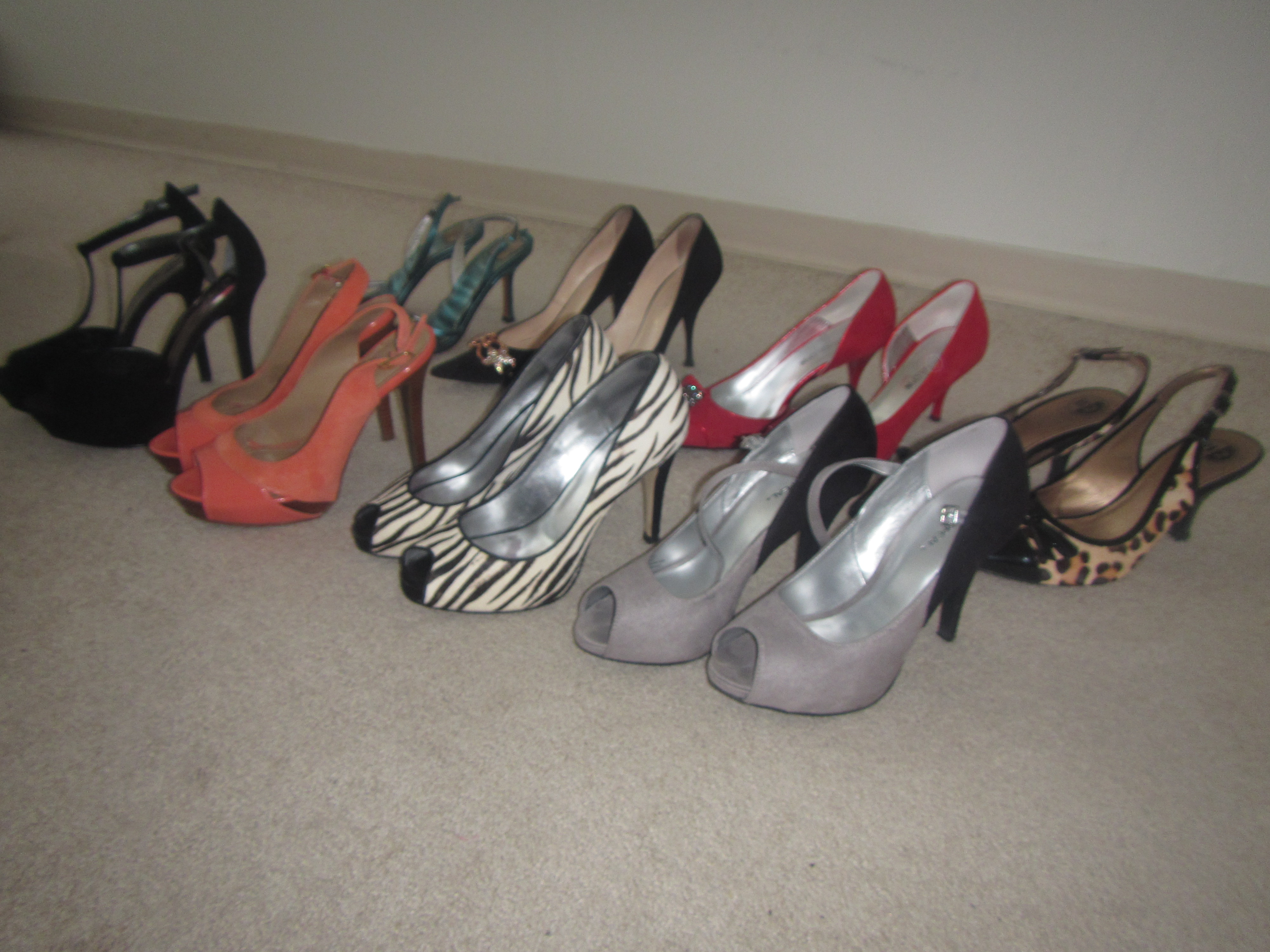well worn high heels for sale