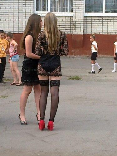 graduation lingerie Ukraine scandal